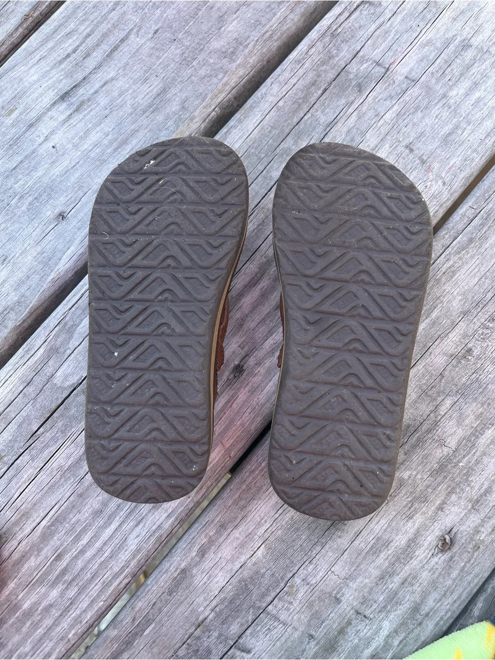 Reef Brown Strap Kid’s Flip Sandals